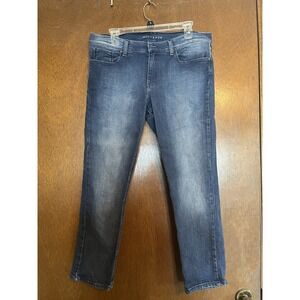 Mott And Bow Boyfriend Jeans Women's 30 X 28 Mid Rise Stretch Medium Blue Wash